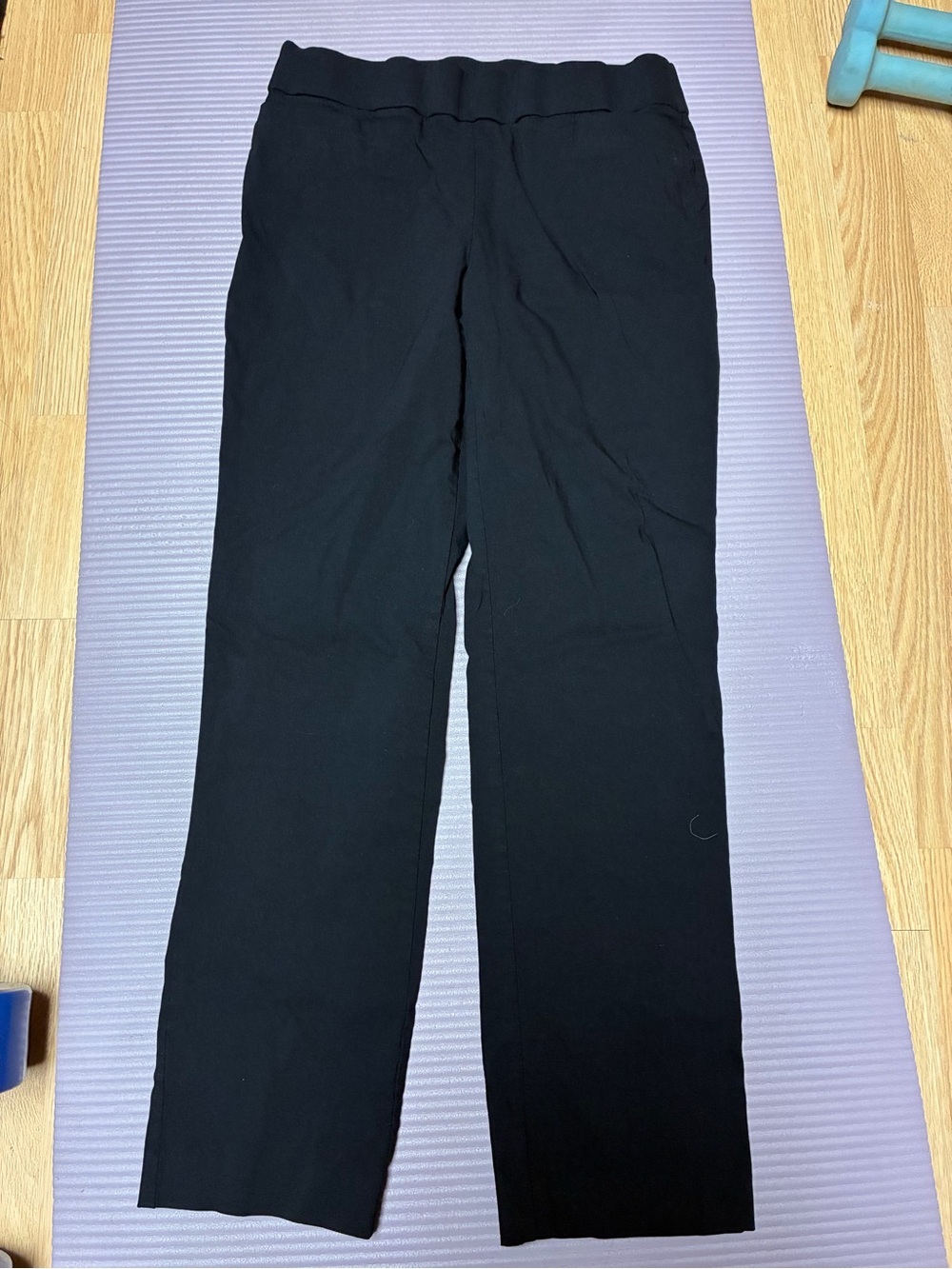 Briggs New York Black Straight-Leg Dress Pants